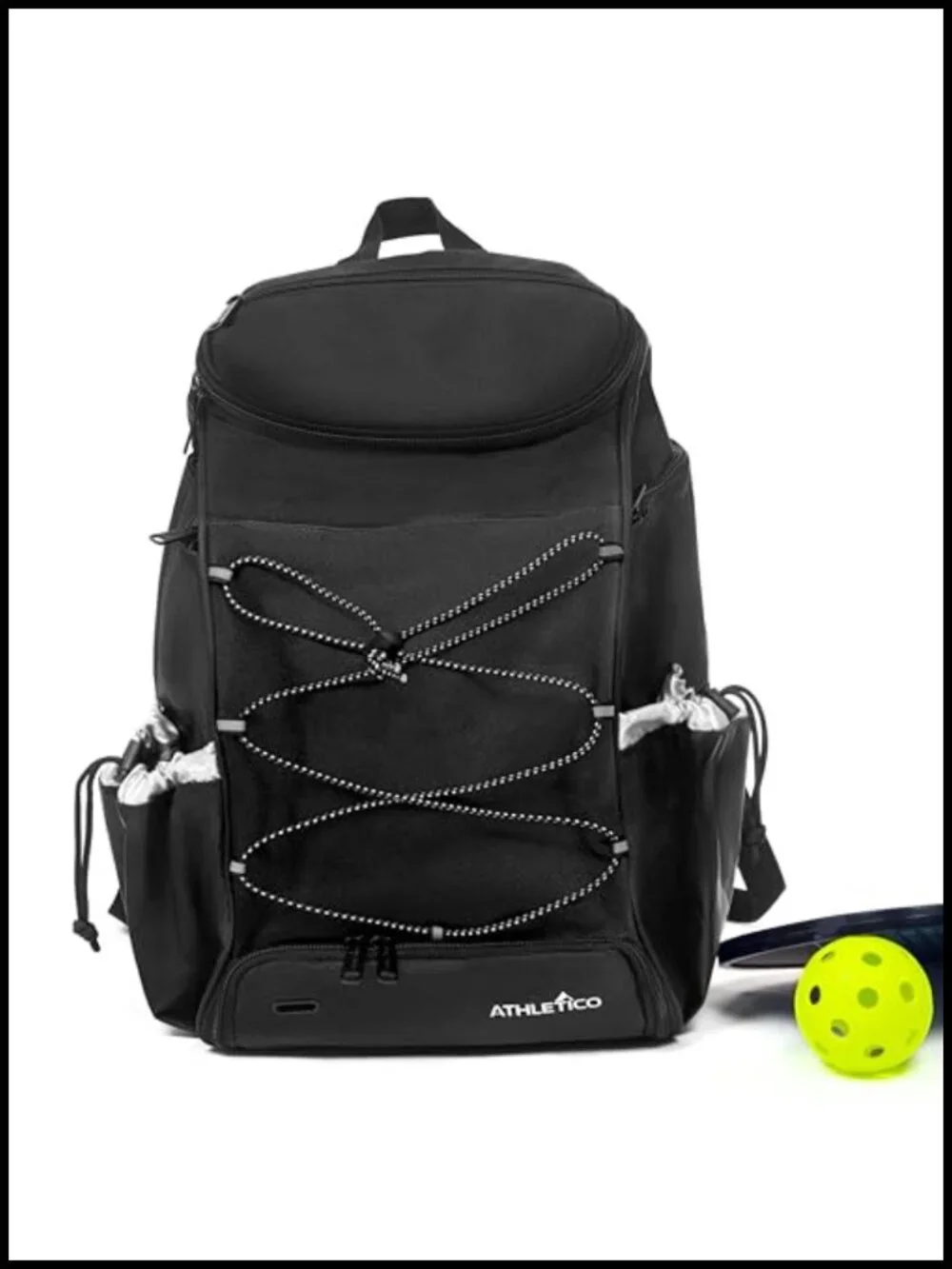 35L Pickleball Backpack with Paddle Compartment & Shoe Pocket